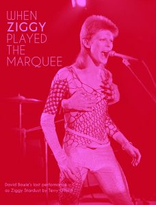When Ziggy played the Marquee - a book by Terry O'Neill