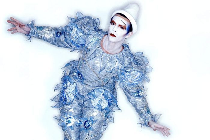David Bowie in Pierrot Costume