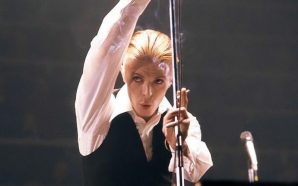 David Bowie aka Thin White Duke on stage during the Isolar tour in 1976