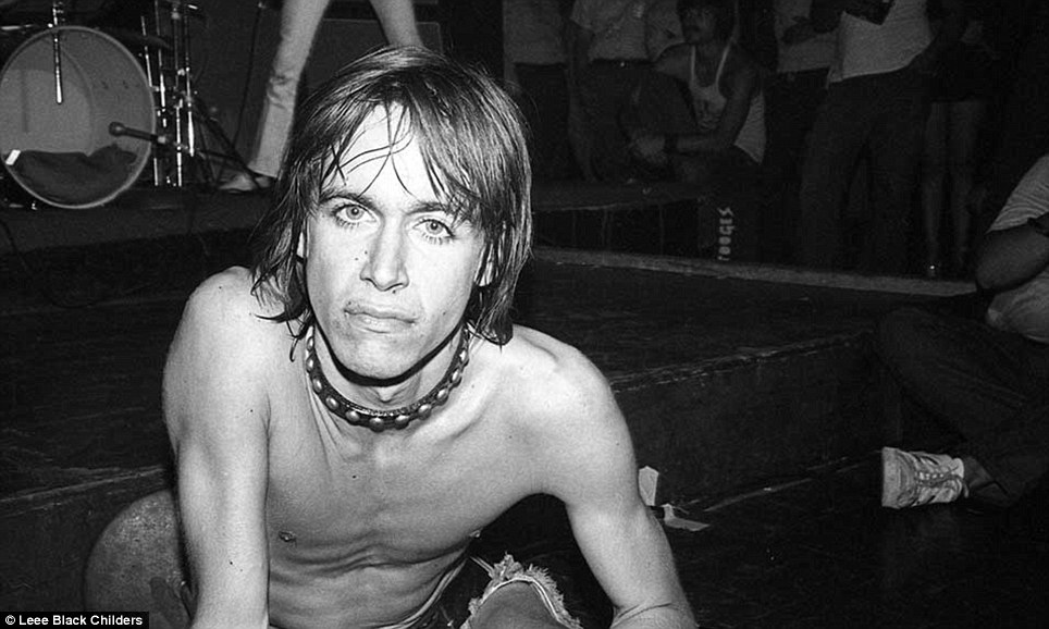 Iggy Pop on stage